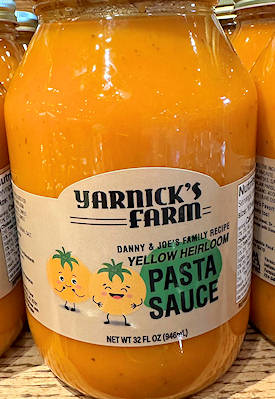 Yarnick's Yellow Heirloom Pasta Sauce